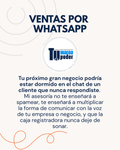 ASESORIA EN MODELOS DE VENTAS POR WHATSAPP