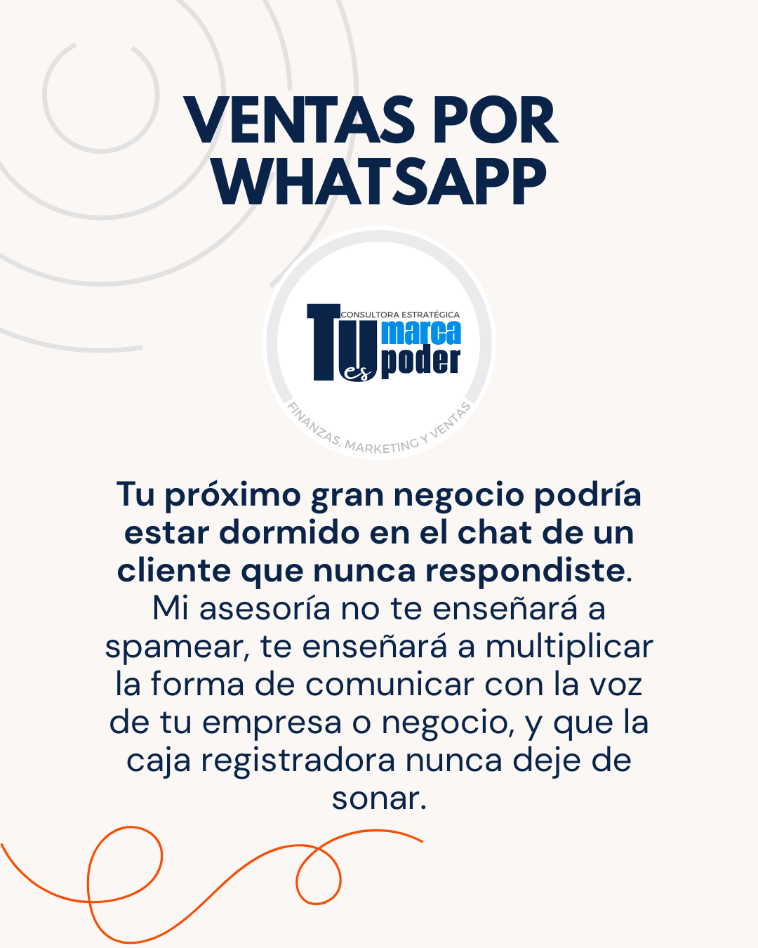 ASESORIA EN MODELOS DE VENTAS POR WHATSAPP